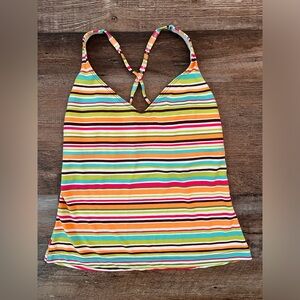 Impact Women’s Colorful Striped Tankini Top